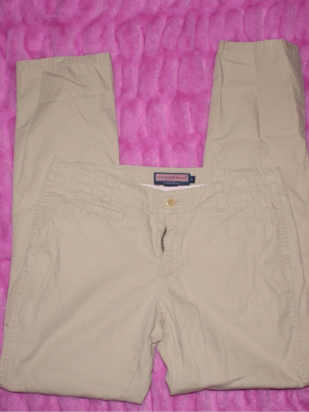 Vineyard Vines Beige/Tan Stretch Chino Pants